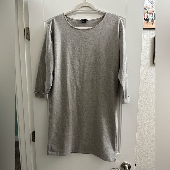 🌞 THEORY GREY MIDI DRESS - Picture 1 of 3